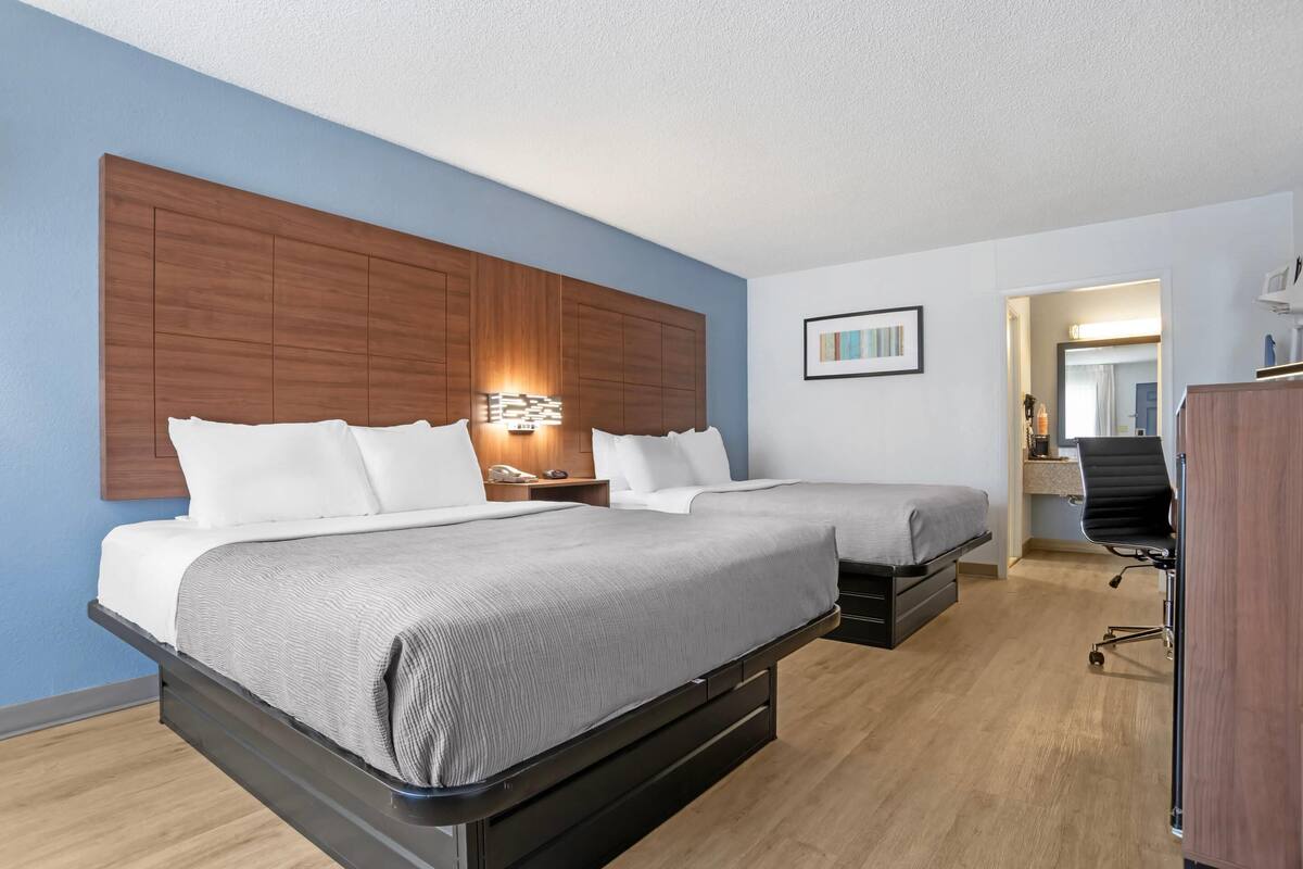 Desk, iron/ironing board, cribs (free), rollaway beds (surcharge)