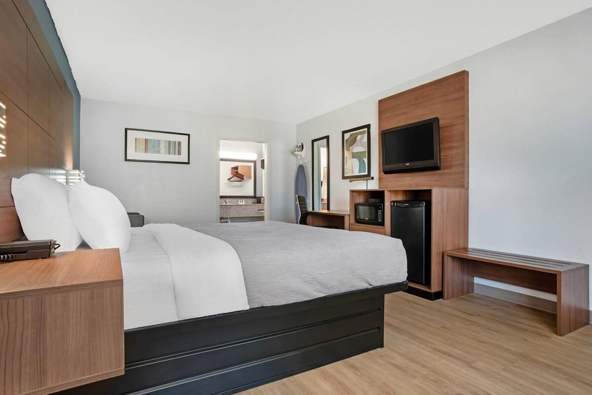 Desk, iron/ironing board, cribs (free), rollaway beds (surcharge)