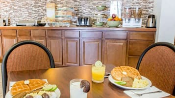 Free daily full breakfast