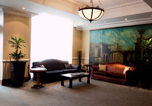 Sitteområde i lobbyen