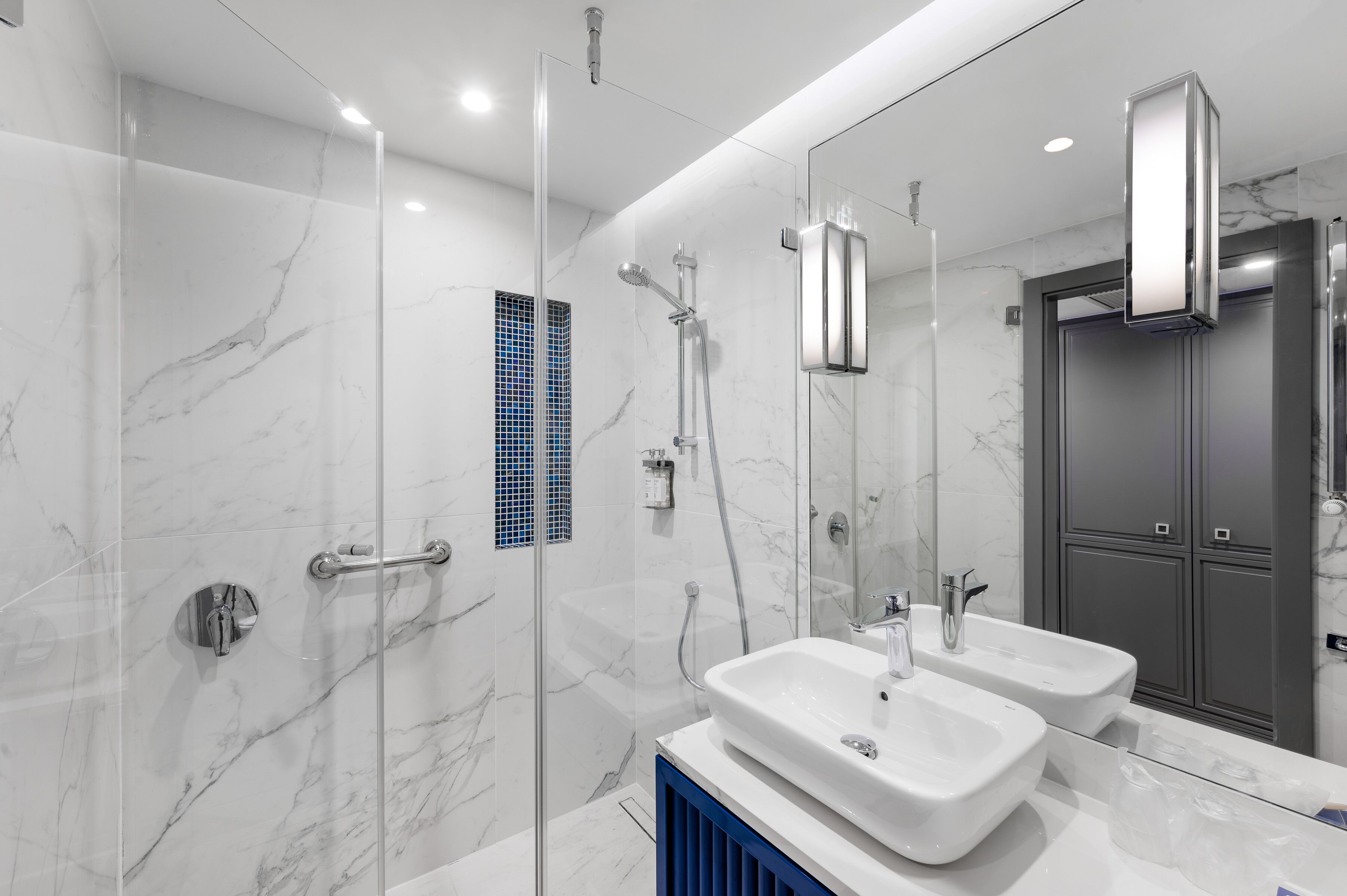 free toiletries, hair dryer, towels, soap