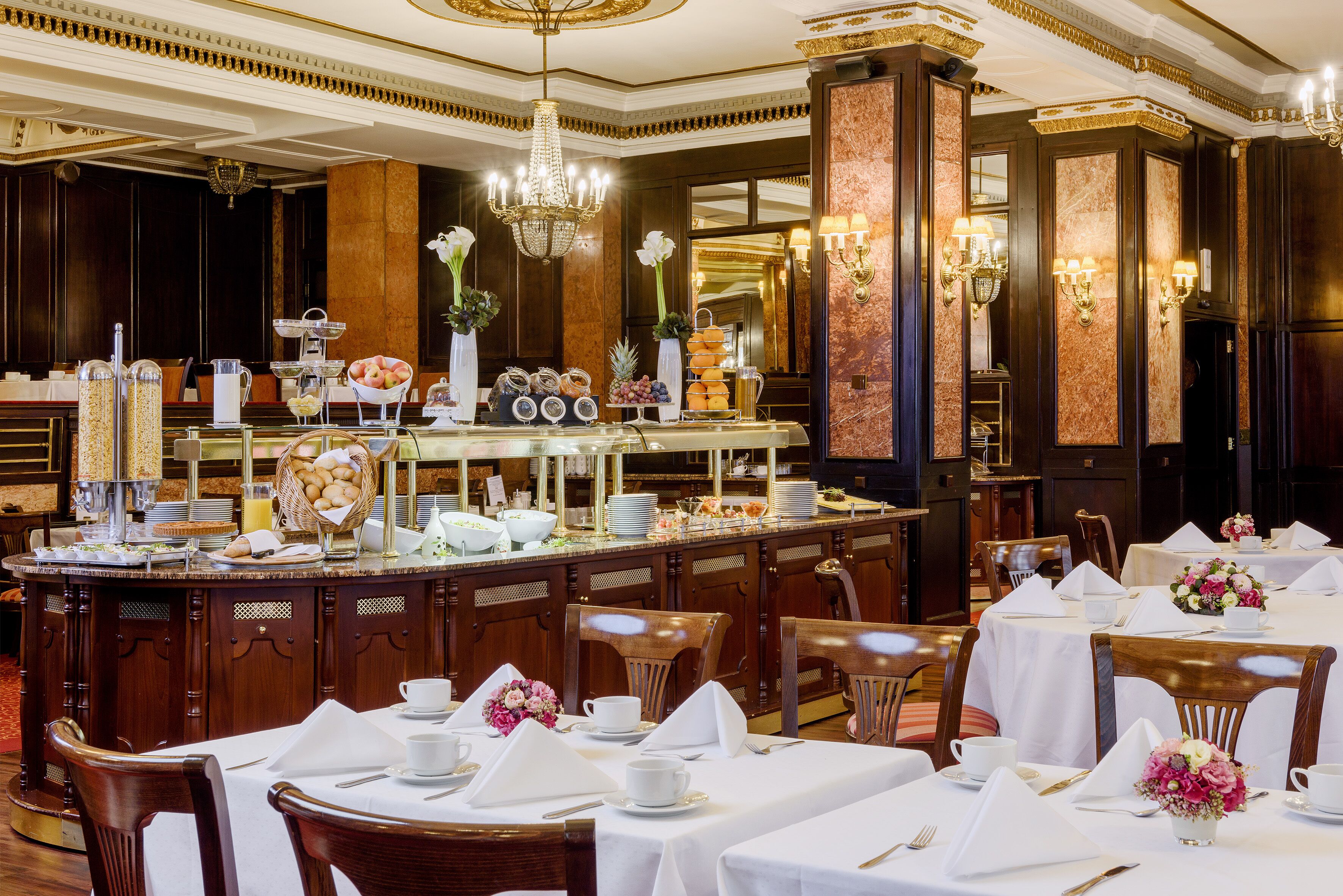 daily buffet breakfast (eur 16 per person)
