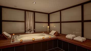 Body treatments, aromatherapy, 2 treatment rooms, massages