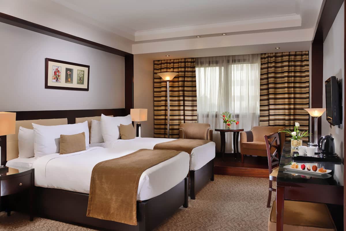 Deluxe Double or Twin Room | Select Comfort beds, minibar, in-room safe, desk