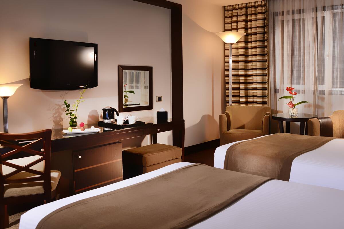Superior Double or Twin Room | Select Comfort beds, minibar, in-room safe, desk