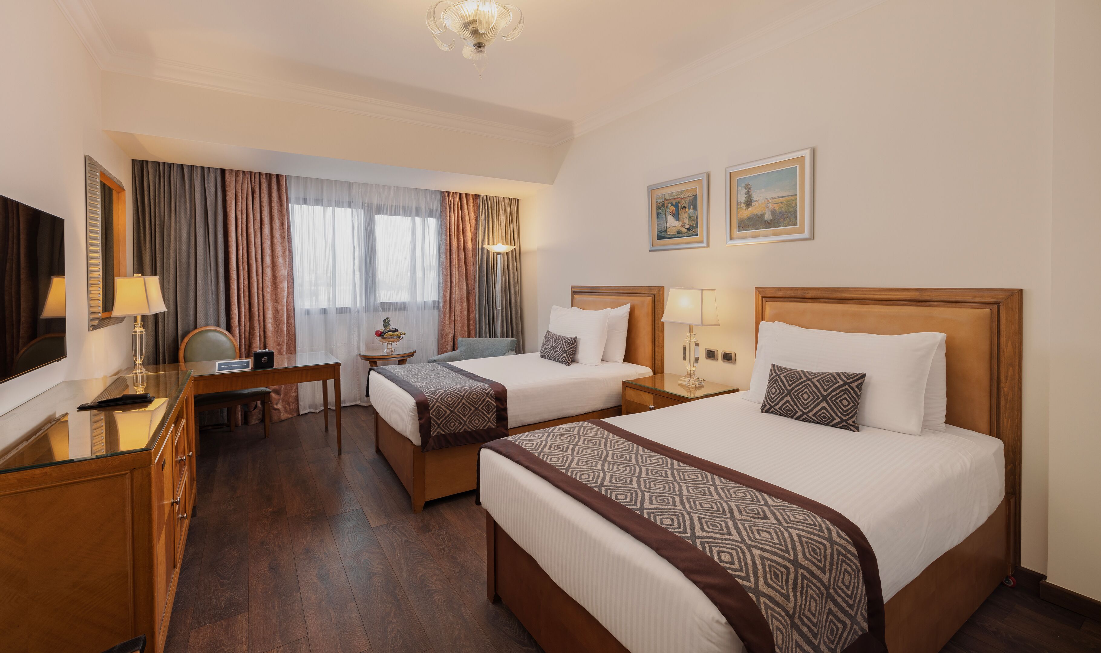 Tower Double or Twin Room | Select Comfort beds, minibar, in-room safe, desk