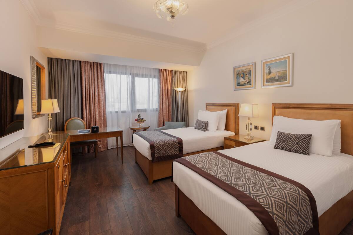 Tower Double or Twin Room | Select Comfort beds, minibar, in-room safe, desk