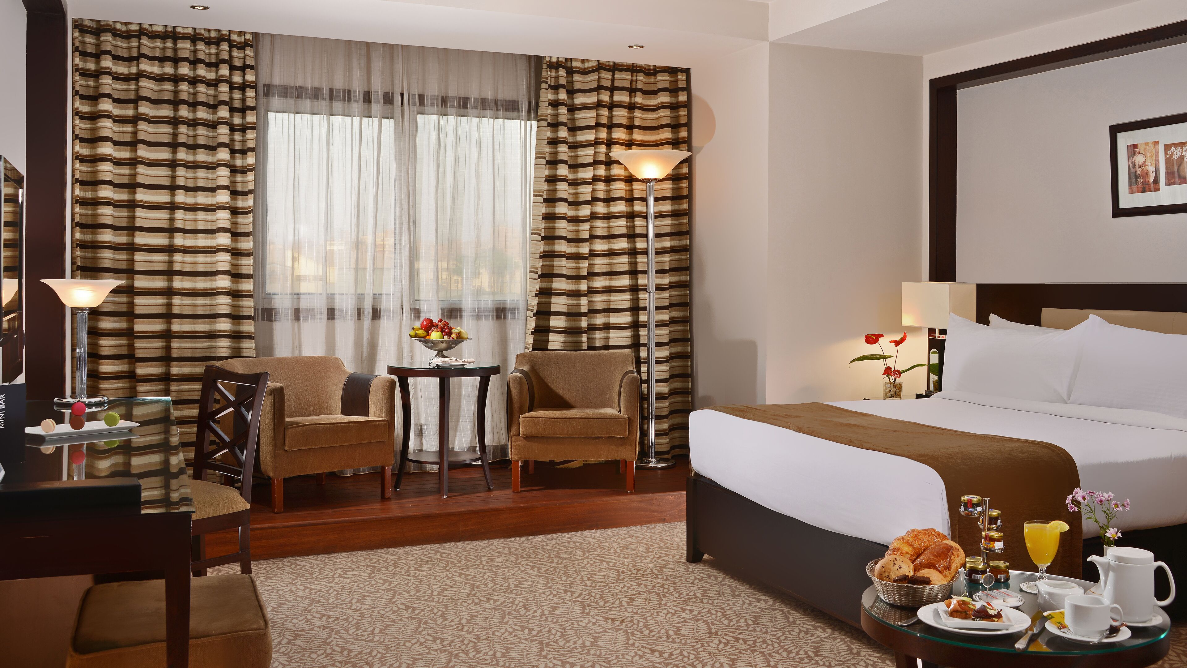 Deluxe Double or Twin Room | Select Comfort beds, minibar, in-room safe, desk