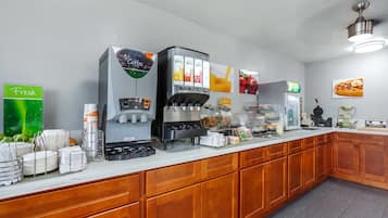 Free daily on-the-go breakfast