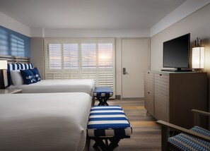 Room, 2 Double Beds, Garden View