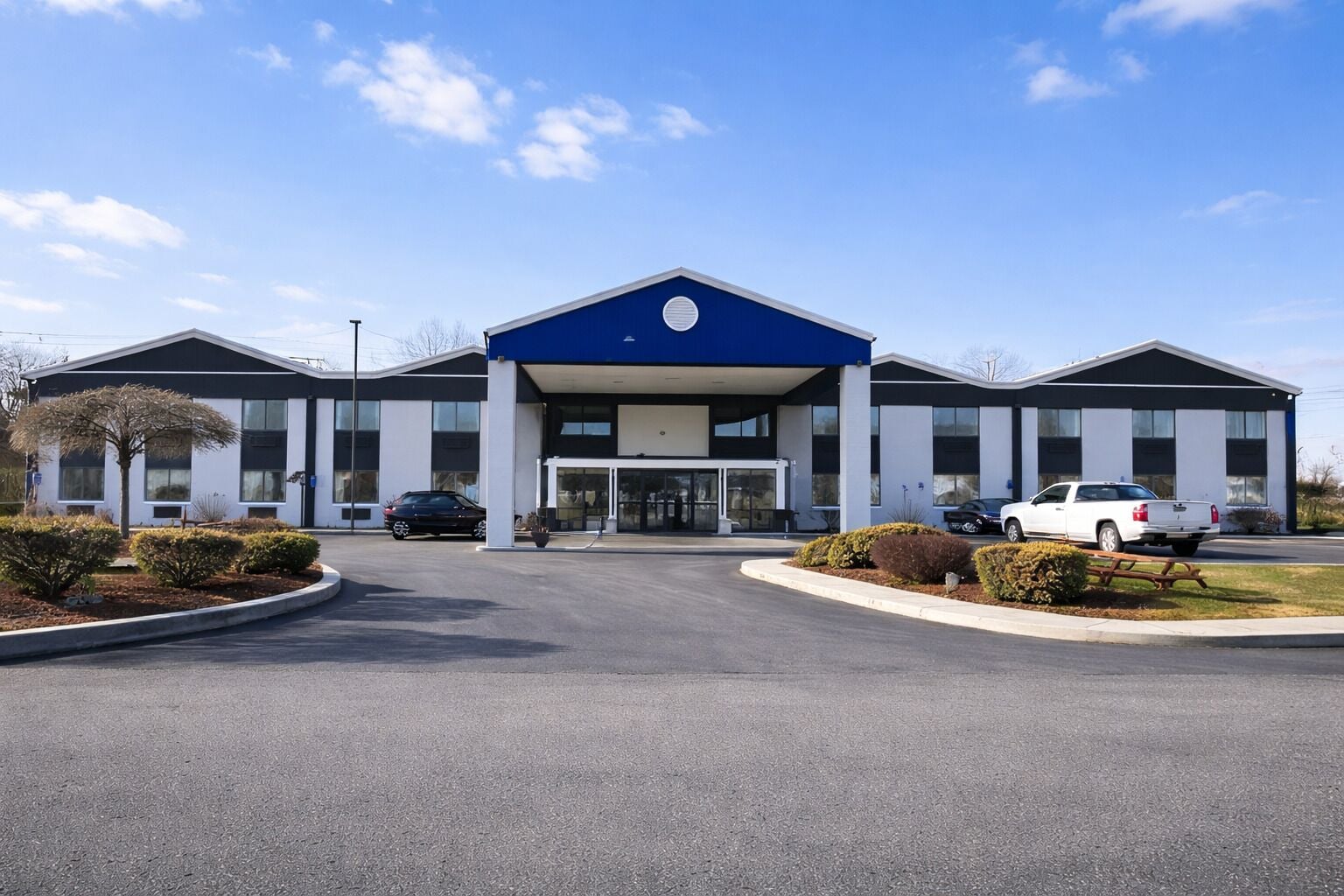 Voorkant van accommodatie