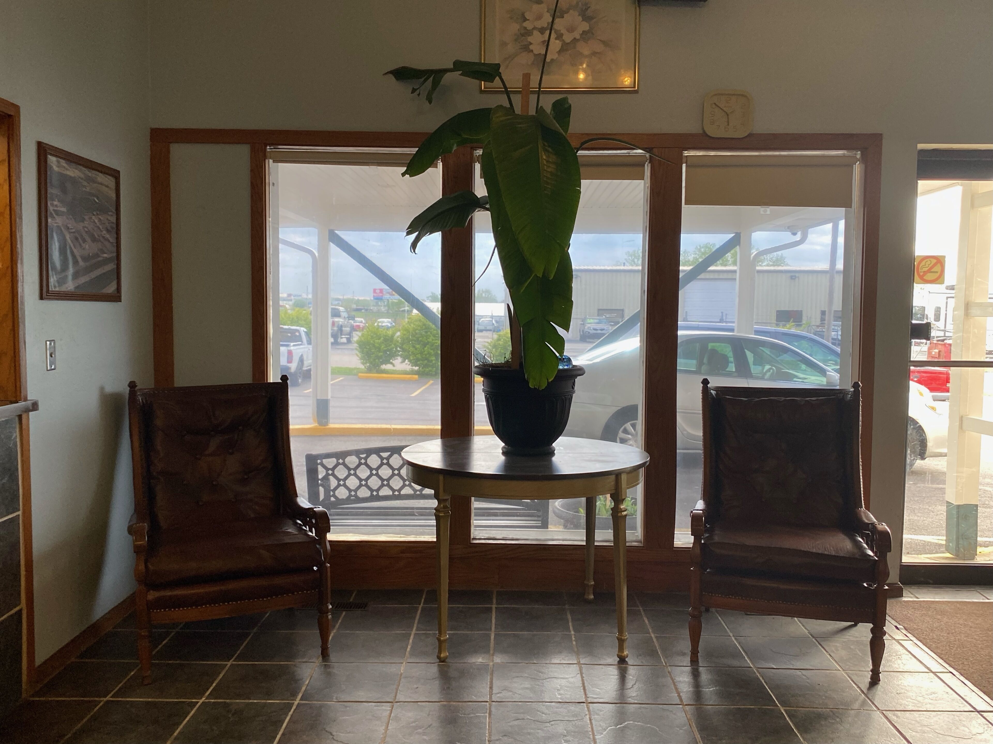 Sitteområde i lobbyen