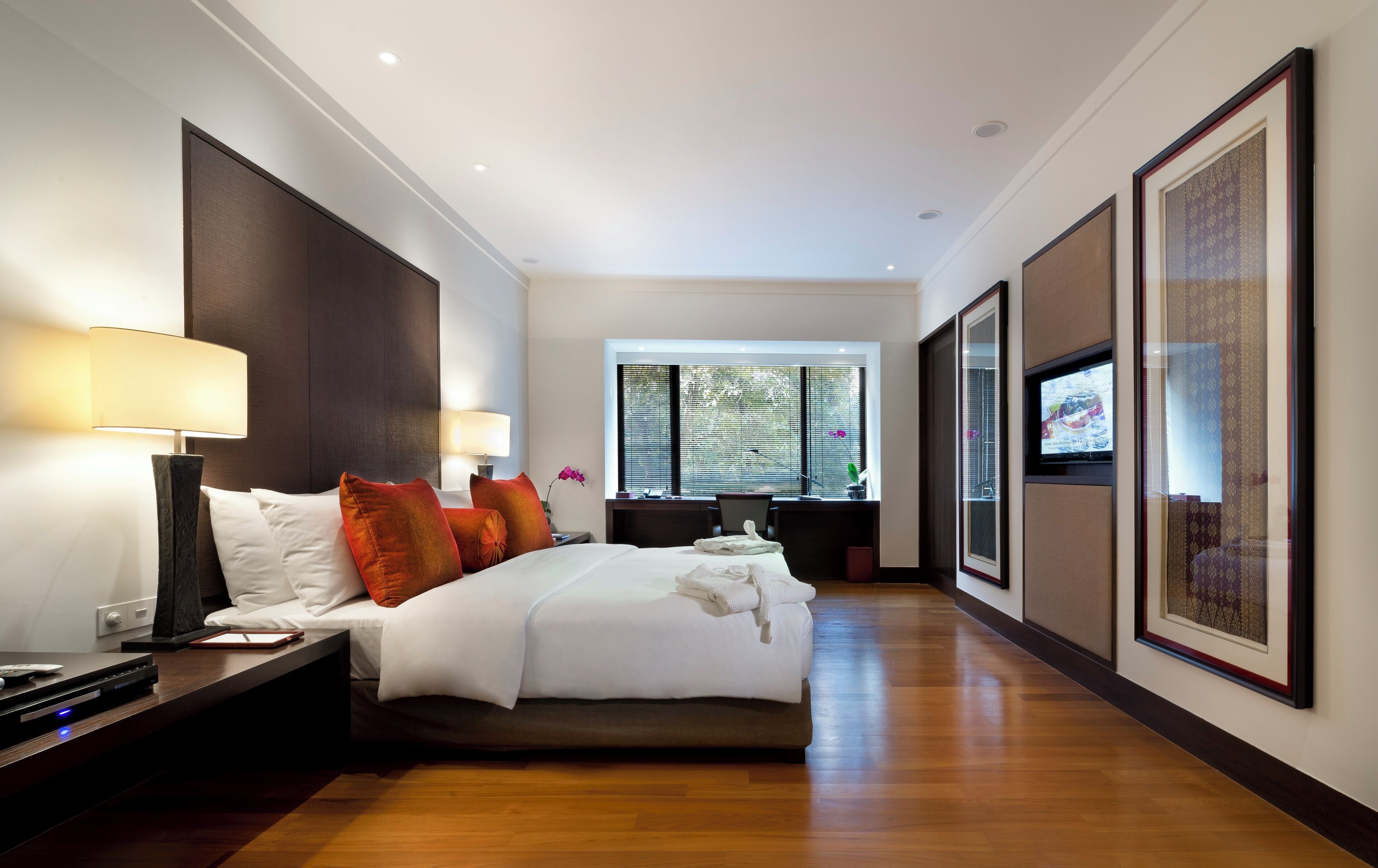 Minibar, in-room safe, desk, blackout curtains