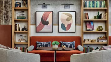 Sitteområde i lobbyen