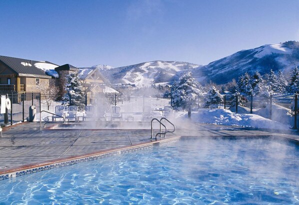 Indoor pool, outdoor pool