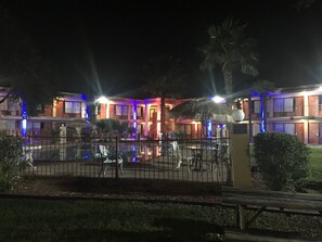 Front of property - evening/night