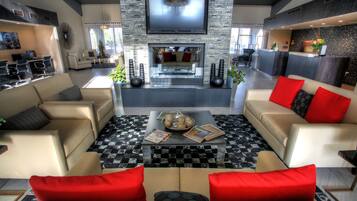 Sala de estar en el lobby