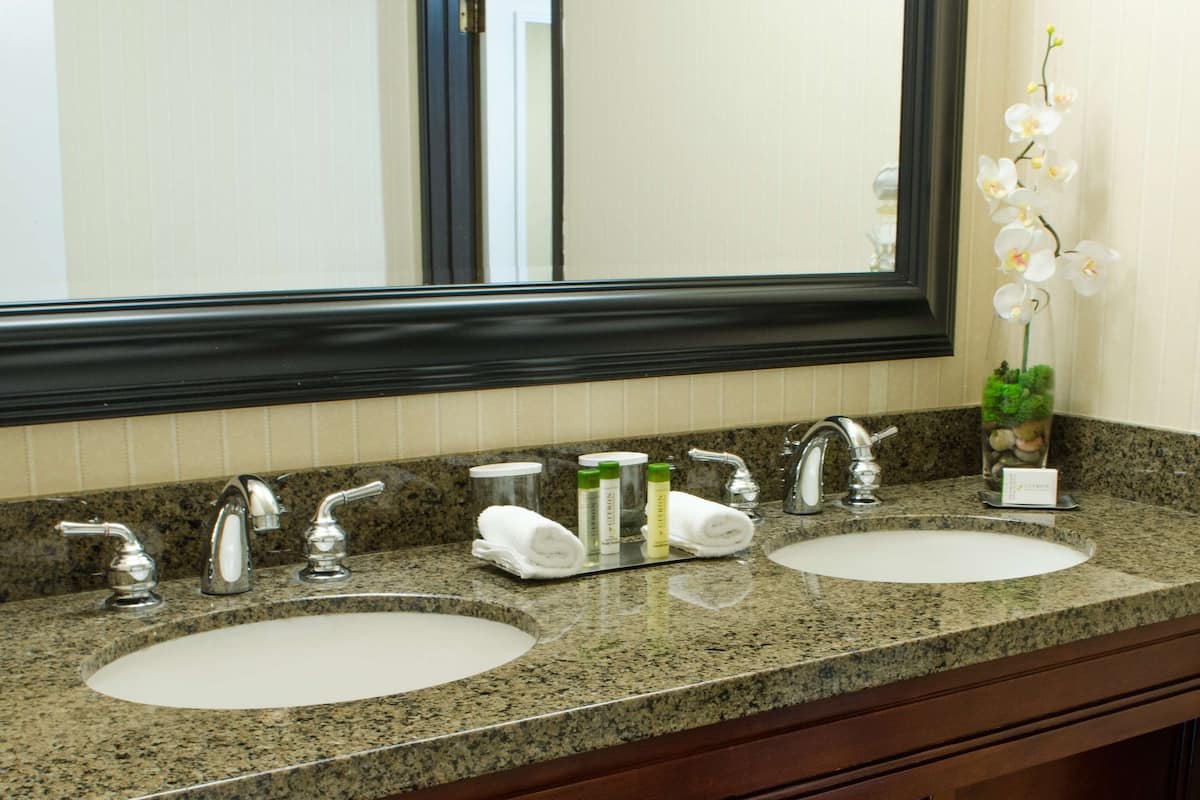 presidential suite, 1 king bed, non smoking | hypo-allergenic bedding, pillow-top beds, in-room safe, laptop workspace