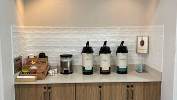 Free daily self-service breakfast