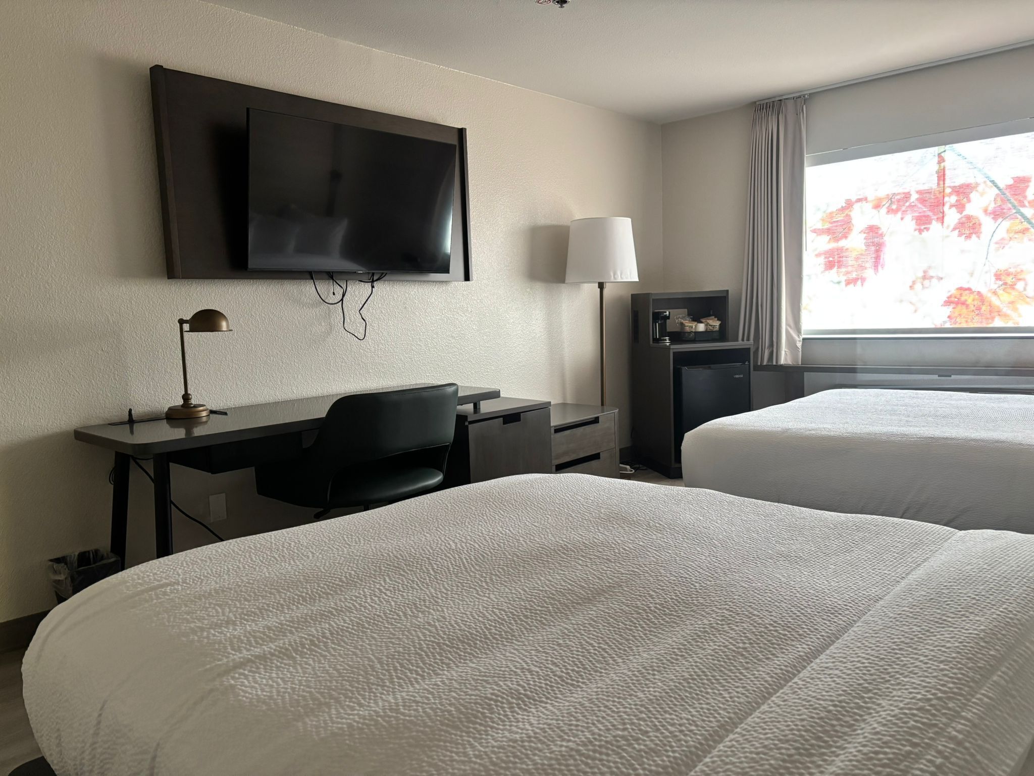 room, 2 queen beds | premium bedding, in-room safe, desk, iron/ironing board