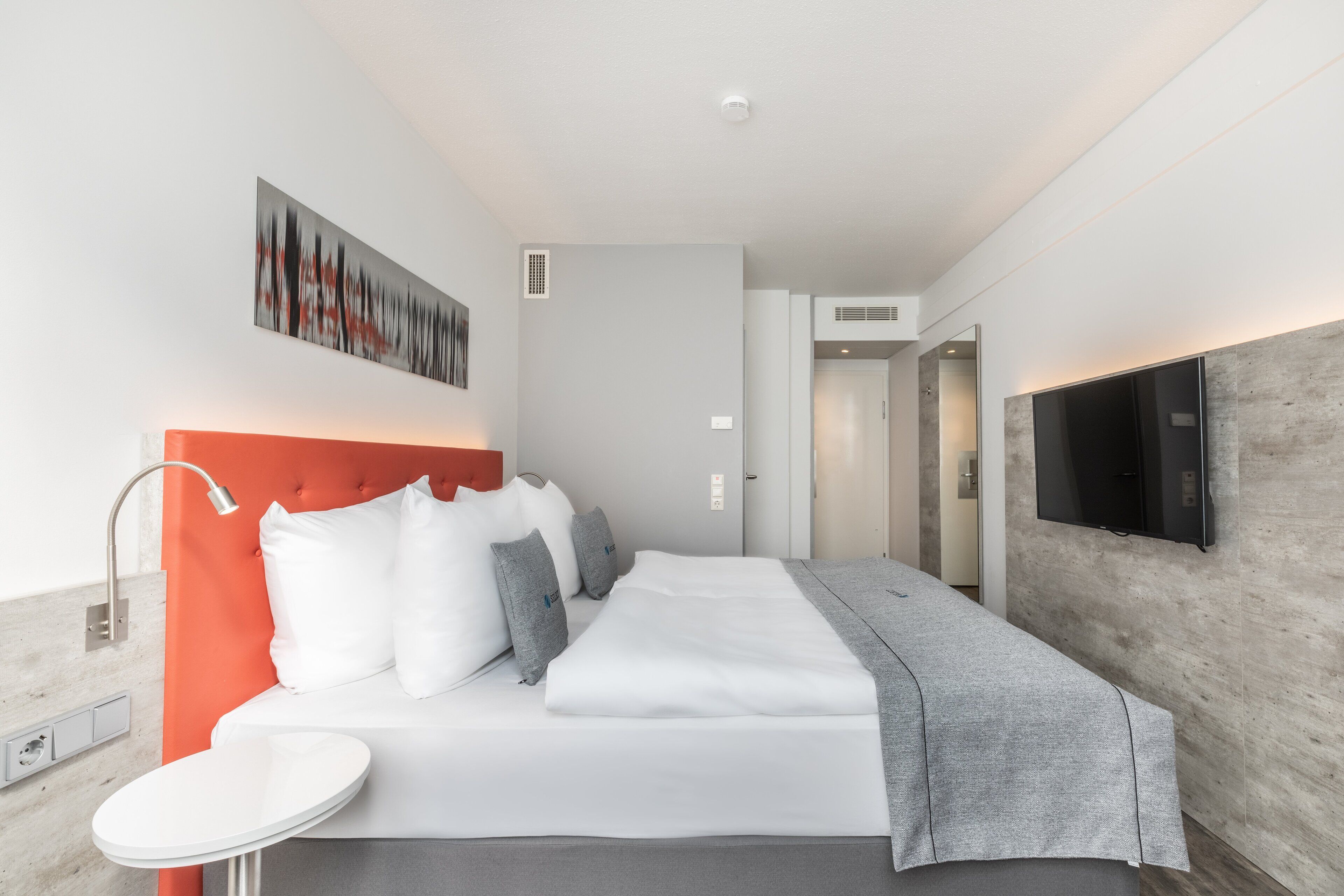 comfort room | in-room safe, desk, soundproofing, iron/ironing board