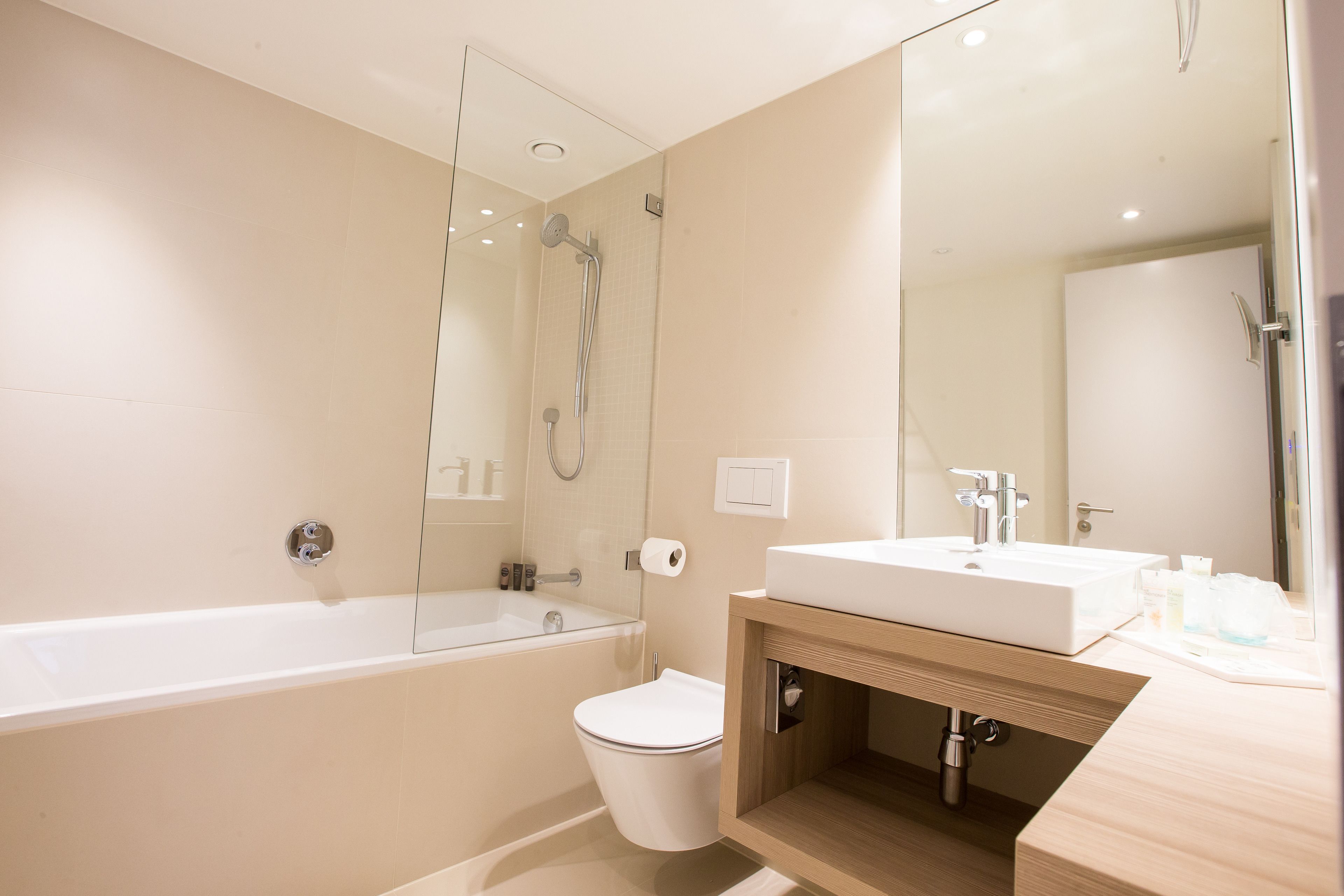 classic double or twin room | bathroom | free toiletries, hair dryer, towels
