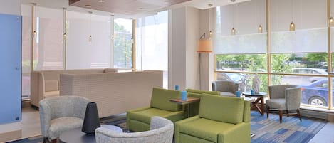 Sitteområde i lobbyen