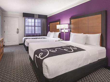 Room, 2 Queen Beds, Non Smoking | Blackout drapes, iron/ironing board, free cribs/infant beds, free WiFi