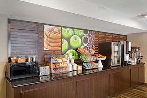 Free daily buffet breakfast