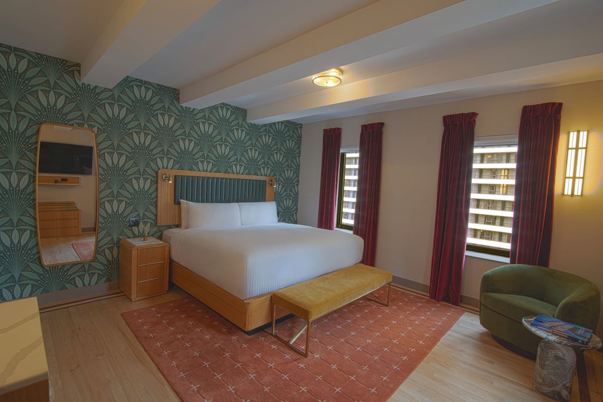 Premium bedding, down duvets, pillow-top beds, in-room safe