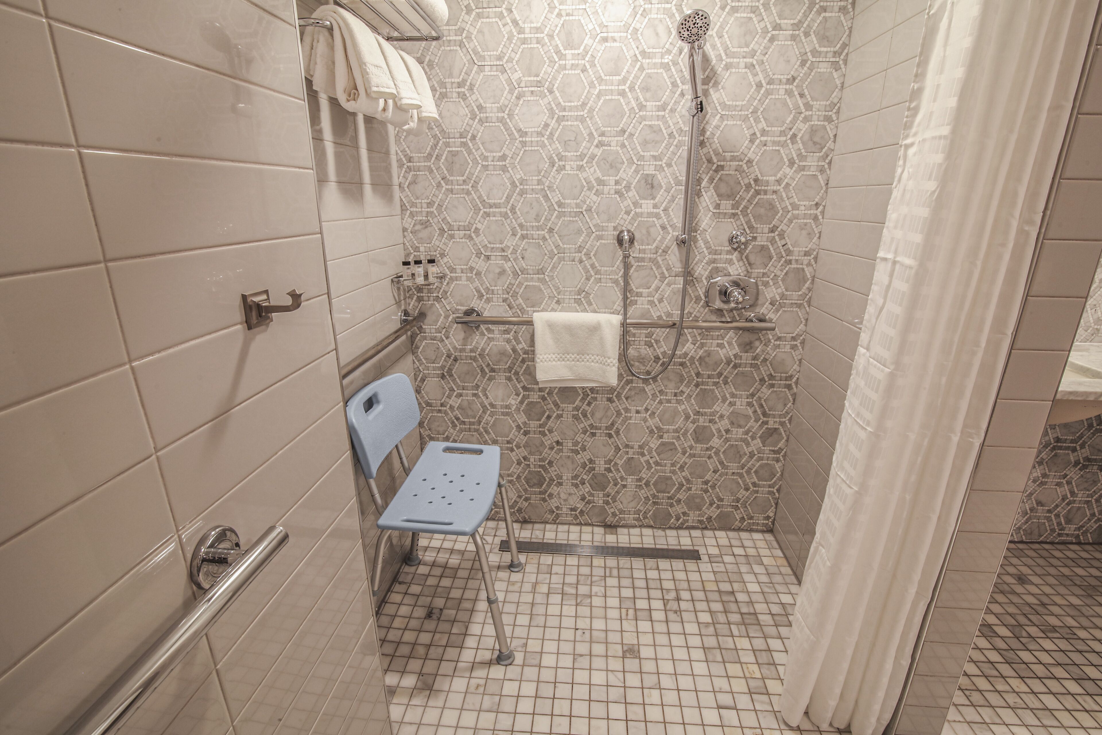 Baño accesible en silla de ruedas