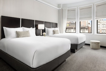 Standard Room, 2 Double Beds | Egyptian cotton sheets, premium bedding, down comforters, pillowtop beds at The Gregorian