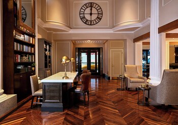 Hotel entrance and lobby at The Gregorian