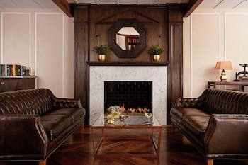 Hotel entrance and lobby at The Gregorian