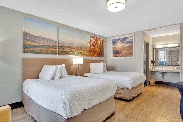 Economy-rum | Skrivbord, strykjärn/strykbräda, gratis wi-fi och sängkläder