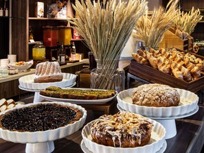 Daily buffet breakfast (EUR 34 per person)
