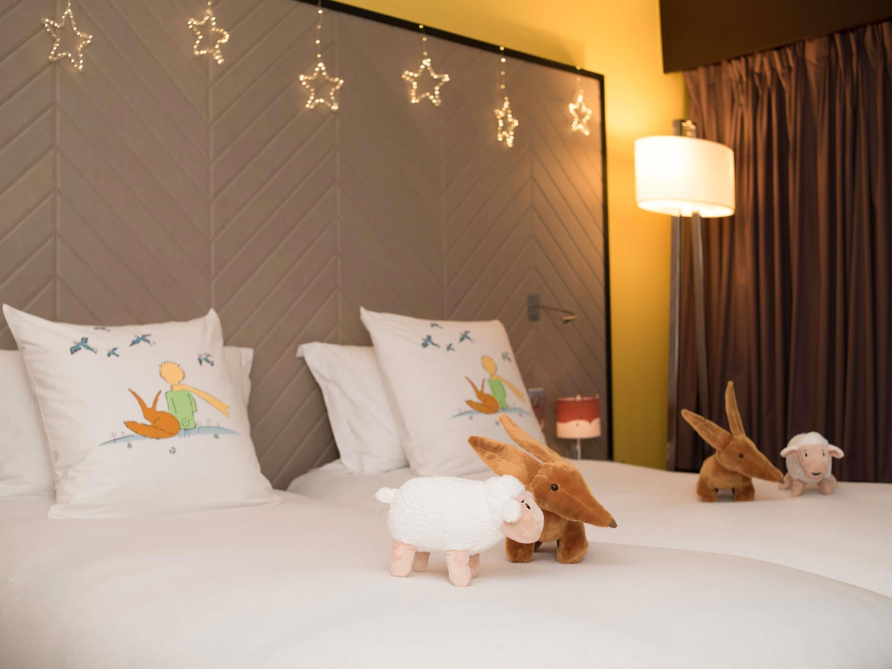 Little Prince connecting room | Premium bedding, down comforters, pillowtop beds, minibar