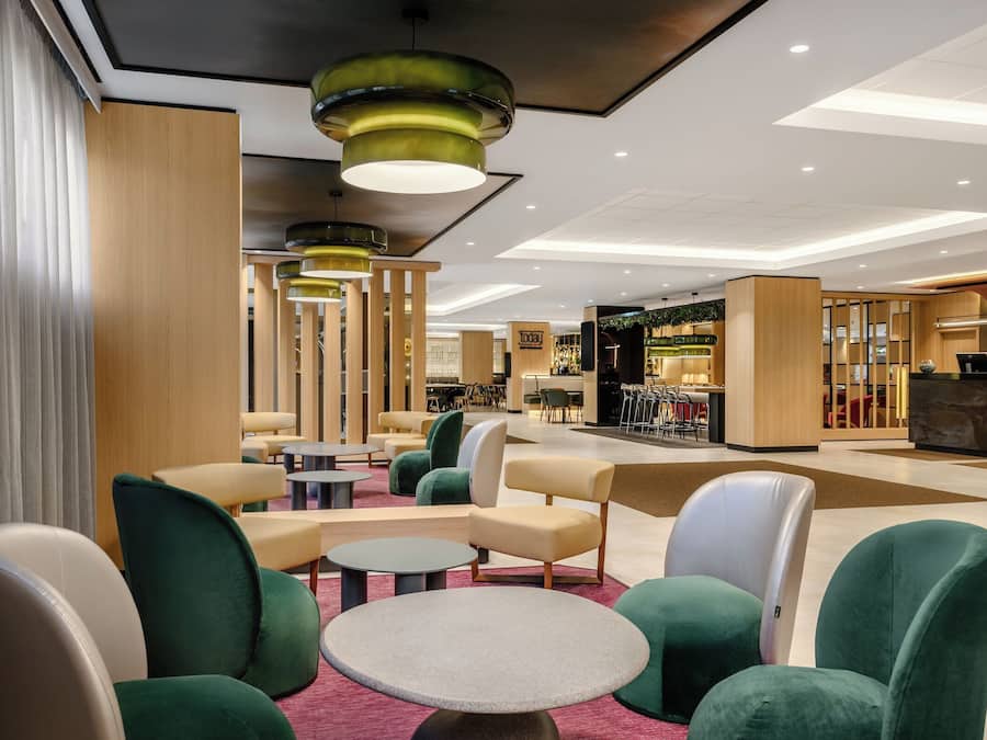 Sitteområde i lobbyen