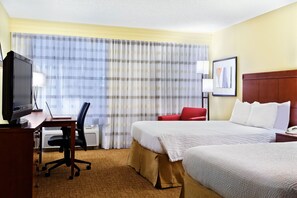 Hypo-allergenic bedding, desk, blackout curtains, iron/ironing board