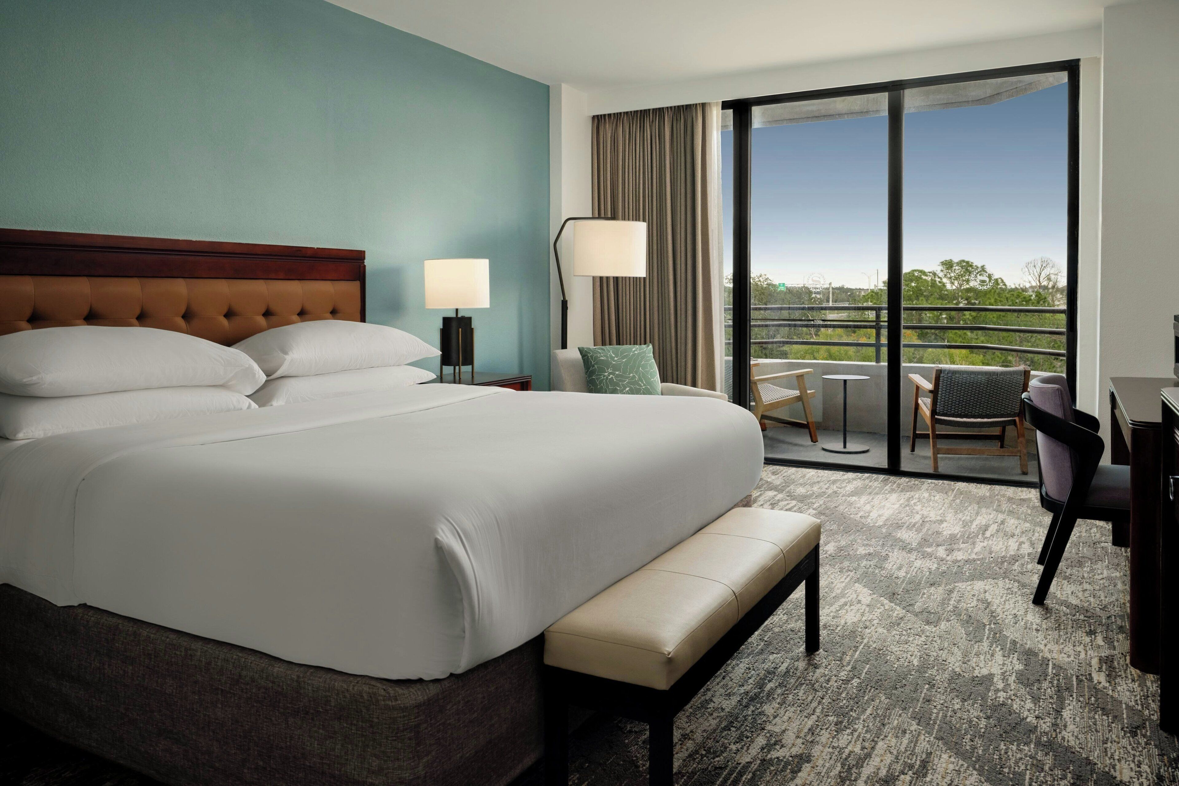 Premium bedding, pillow-top beds, in-room safe, desk