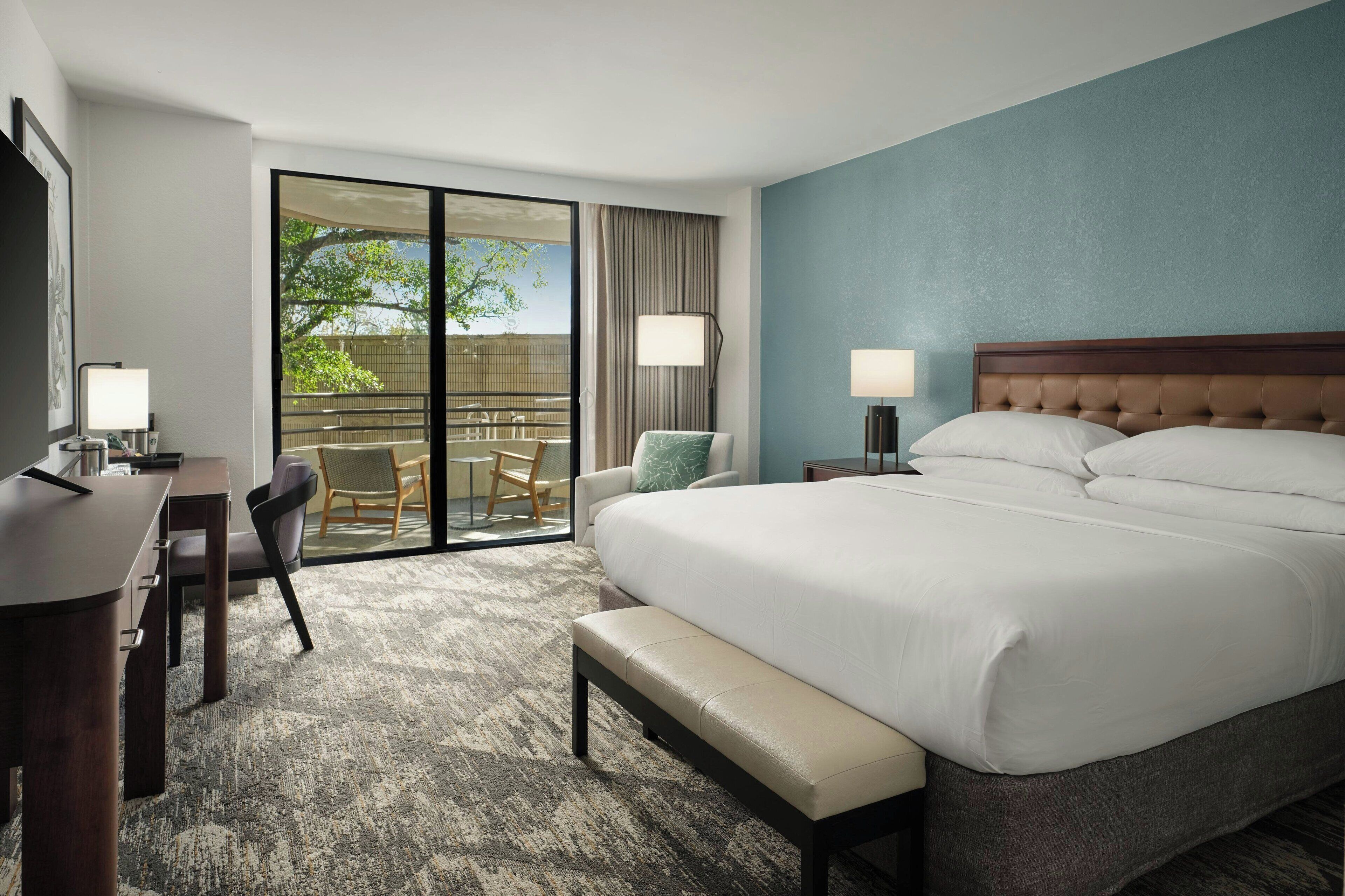 Premium bedding, pillow-top beds, in-room safe, desk