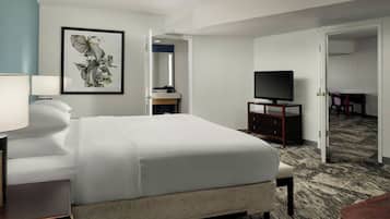 Premium bedding, pillowtop beds, in-room safe, desk