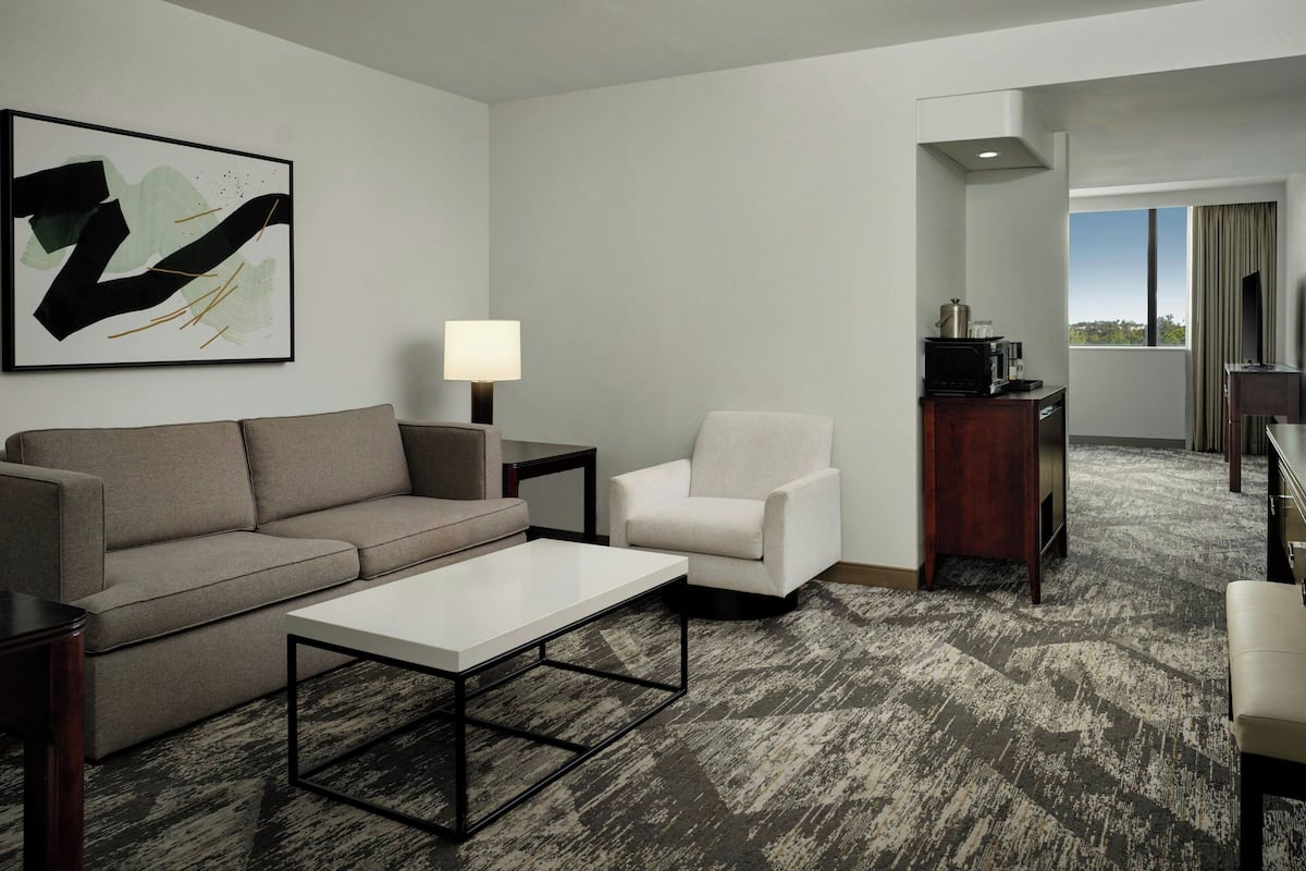 Premium bedding, pillow-top beds, in-room safe, desk