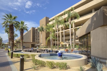 Hotel exterior and entrance at Hyatt Palm Springs