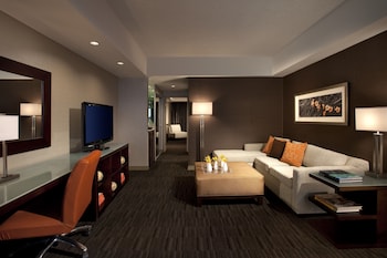 40-inch flat-screen TV with cable channels, TV, iPod dock at Hyatt Palm Springs