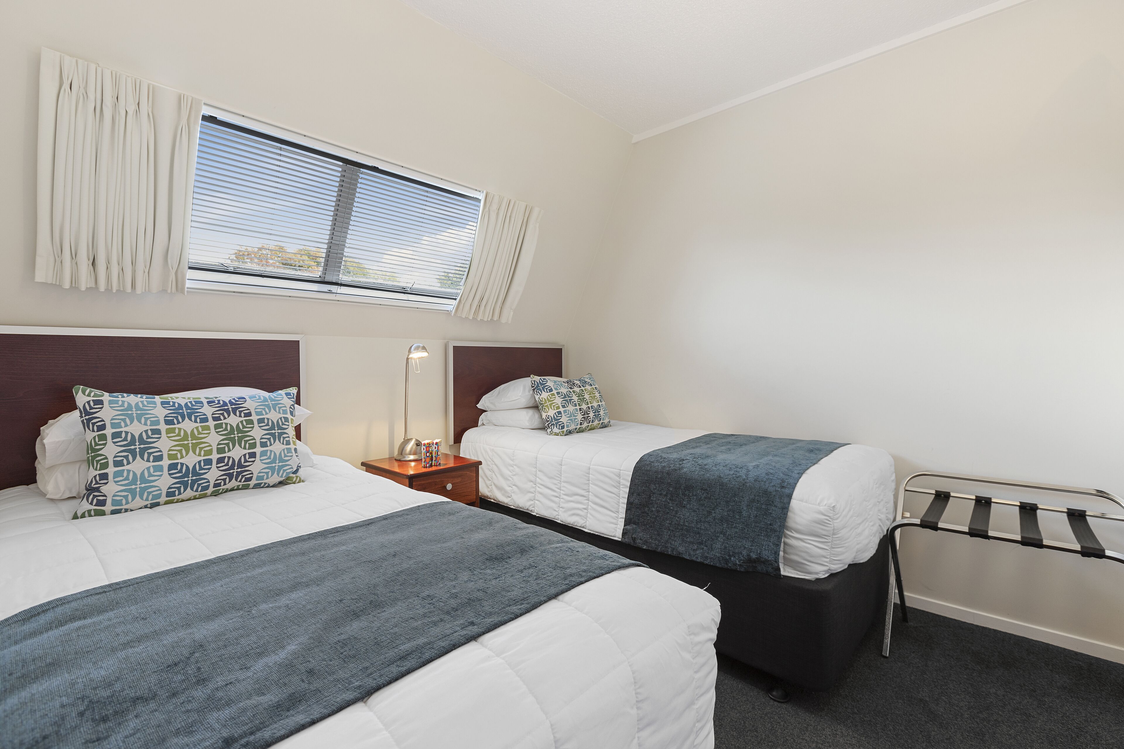 two bedroom standard apartment with balcony | 1 bedroom, laptop workspace, iron/ironing board, cots/infant beds