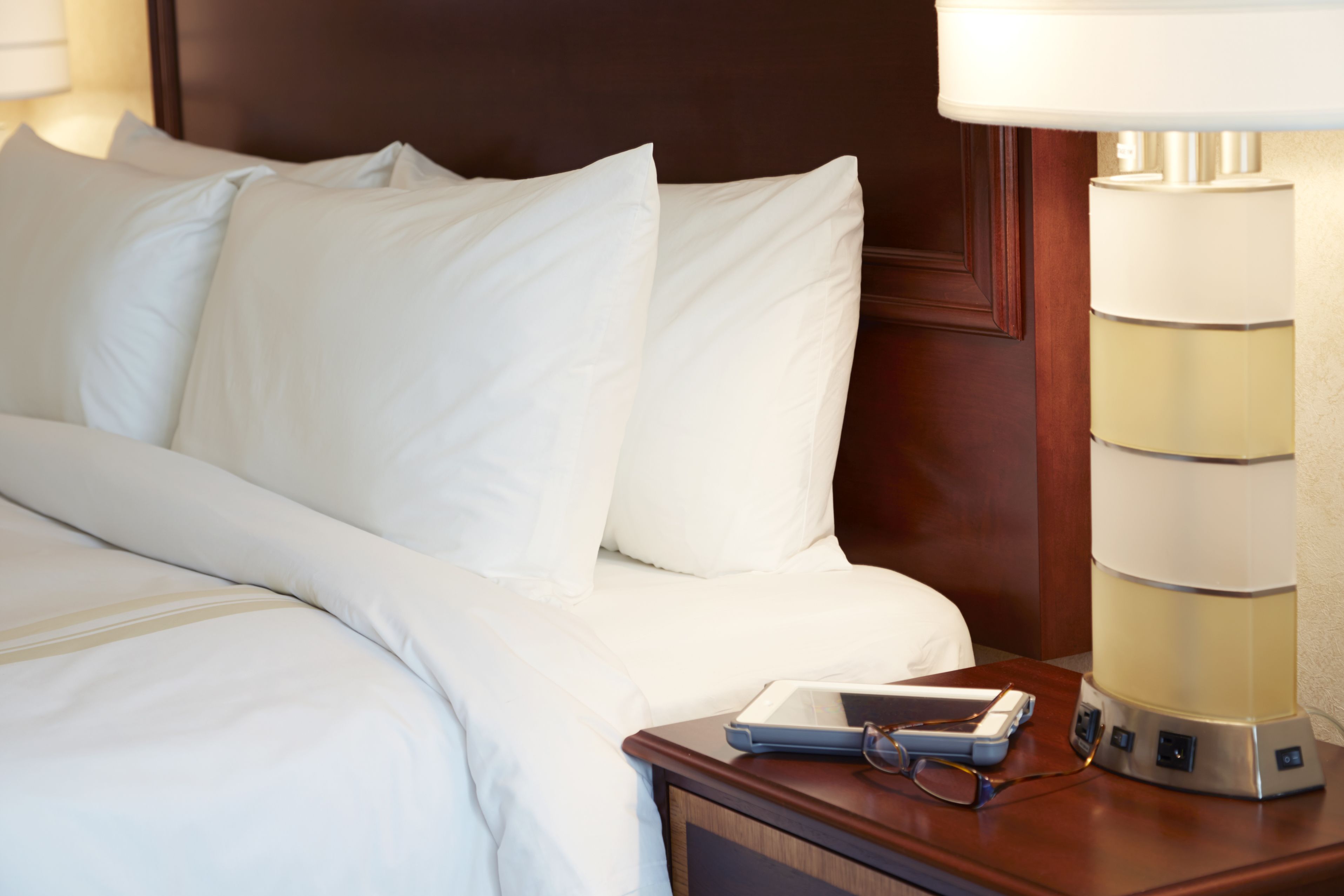 premium bedding, down duvets, pillow-top beds, in-room safe