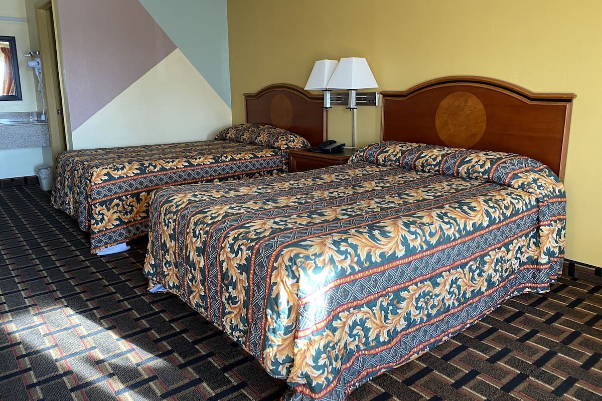 WiFi (free), alarm clocks, bed sheets