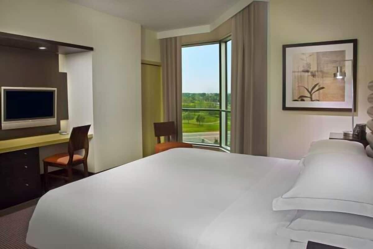 1 bedroom, hypo-allergenic bedding, in-room safe, desk