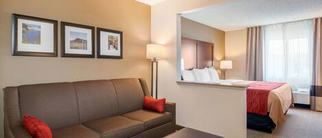 Suite, Non Smoking | In-room safe, desk, soundproofing, iron/ironing board